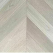 CROWNWOOD Urban Французская елка (45°) Дуб White натур-селект, Лак 785 x 125 x 14 / 1.57м2