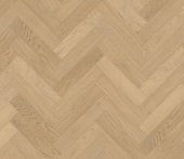 Паркет елка Crownwood Элеганс (Royal Parket) Английская елка 13 мм шип-паз Дуб Натур Пудровый лак с фаской