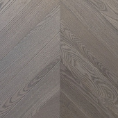 Французская елка Wood Bee Chevron Ясень Фог браш матовый Fog, UV-лак gloss 5-9%