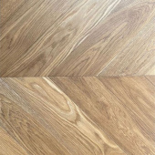 CROWNWOOD Urban Французская елка (45°) Дуб Smoked натур-селект, Лак 785 x 125 x 14 / 1.57м2