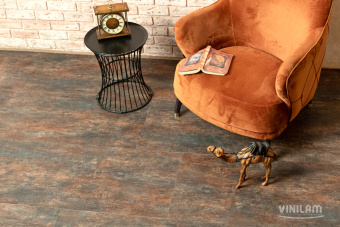 WPC CERAMO VINILAM STONE 8 мм  71617 Керамическая Сталь 8 mm