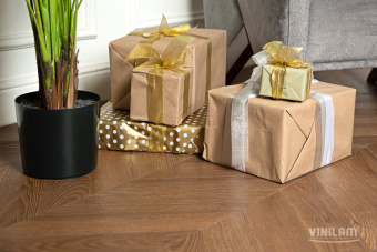 ПВХ плитка VINILAM  PARQUET CHEVRON Glue I1651102 Шеврон Плезир Glue