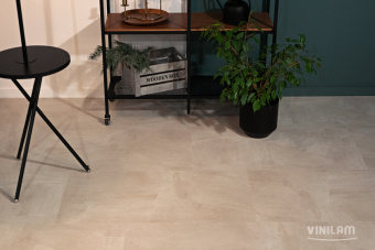 WPC CERAMO VINILAM STONE 8 мм  71615 Бетон Белый 8 mm