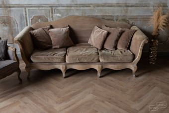 SPC VINILPOL HERRINGBONE 9965 Паркет Бруно