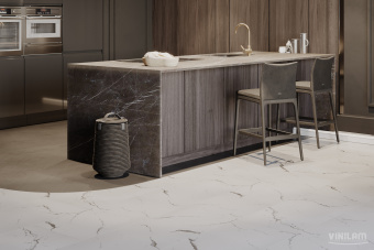WPC CERAMO VINILAM STONE 8 мм 83444 Итальянский Мрамор 8 mm