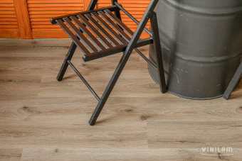 ПВХ плитка VINILAM GLUE 2,5 мм Дуб Дамп (Rich) 8838