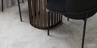 ПВХ плитка VINILAM  PARQUET CHEVRON Glue RI4777CL7 Шеврон Бриссак Glue