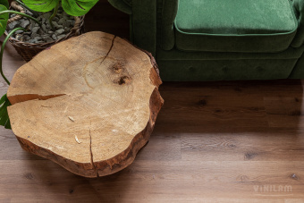 ПВХ плитка  VINILAM CLICK 3,7 мм Дуб Норден 8861