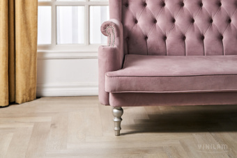 ПВХ плитка VINILAM PARQUET HERRINGBONE Glue GD11188 Паркет Скандинавский Glue