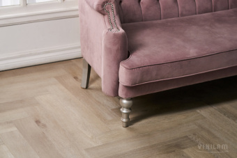 ПВХ плитка VINILAM PARQUET HERRINGBONE Glue GD11188 Паркет Скандинавский Glue