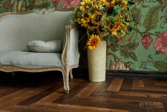 SPC VINILAM PARQUET HERRINGBONE 6,5 мм Парижский Паркет IS11155