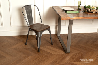 ПВХ плитка VINILAM  PARQUET CHEVRON Glue I1651102 Шеврон Плезир Glue
