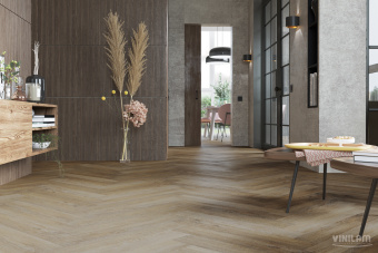 ПВХ плитка VINILAM PARQUET HERRINGBONE Glue GD11377 Паркет Тусон Glue
