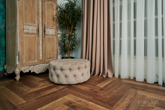 SPC VINILAM PARQUET HERRINGBONE 6,5 мм Версальский Паркет IS11177