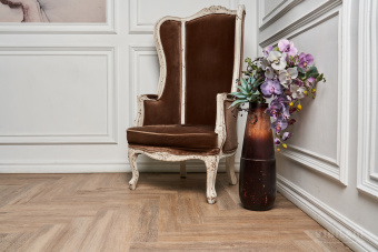 ПВХ плитка VINILAM PARQUET HERRINGBONE Glue GD11133 Паркет Северный Glue