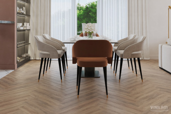 SPC VINILAM PARQUET HERRINGBONE 6,5 мм IS11355 Паркет Монпелье