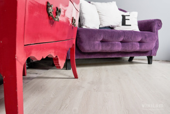 WPC VINILAM CORK 7 мм Дуб Линтер 10-077