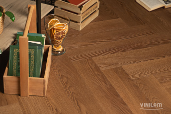 ПВХ плитка VINILAM PARQUET HERRINGBONE Glue GD11200 Паркет Винсент Glue