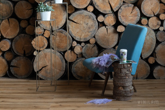 ПВХ плитка VINILAM GLUE 2,5 мм Дуб Марбург (Rich) 18222