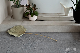 ПВХ плитка CERAMO VINILAM STONE Glue 2,5 мм Терраццо 71613 Glue