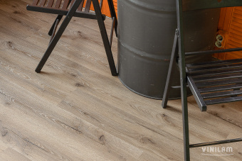 ПВХ плитка VINILAM GLUE 2,5 мм Дуб Дамп (Rich) 8838