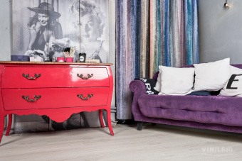 WPC VINILAM CORK 7 мм Дуб Линтер 10-077