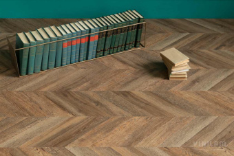 ПВХ плитка VINILAM  PARQUET CHEVRON Glue RI153610CL4  Шеврон Нормандия Glue