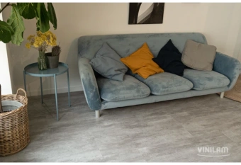 WPC CERAMO VINILAM STONE 8 мм 71614 Цемент Светлый