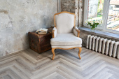 ПВХ плитка VINILAM PARQUET HERRINGBONE Glue GD11122 Паркет Эрмитаж Glue