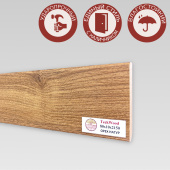 Напольный плинтус CROWNWOOD (Экошпон) 2150х10х80/ Орех Натур