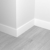 Напольный плинтус  Alpine Floor Grand Sequoia SPC 2200х11х80/ ECO 11-00 Белый Матовый