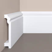 Напольный плинтус Bello Deco XPS П 4 100х20/ Белый