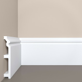 Напольный плинтус Bello Deco XPS П 9 140х22/ Белый