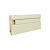 Напольный плинтус CROWNWOOD МДФ R9-VR3V грунтованный + вставка гладкая 8х18 грунтованная