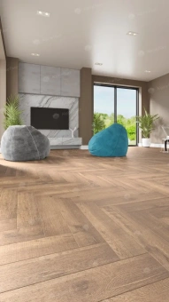 ПВХ-плитка Alpine Floor LVT Parquet ЕСО 16-2 Дуб Royal 4V 43кл