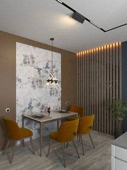 Стеновые Панели Альта Слэб Мраморная Феерия Эльбрус 300х600х2,4мм