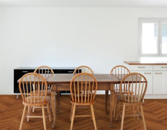 ПВХ-плитка My Step Aqua LVT Herringbone Орех Инда MSAG03