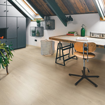 ПВХ-плитка Quick-Step Alpha Vinyl Medium Planks AVMP 40080 Дуб морской бежевый