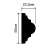 Молдинг HI WOOD D50V1/ 50 х 23.3 х 2000