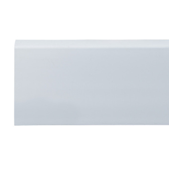 Напольный плинтус Winart Pro HDPS Quadro с монтажной планкой 80 мм/ Титаниум