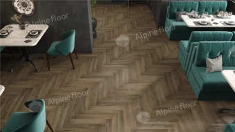 Ламинат Alpine Floor Herringbone 12 Pro 4V 34 (CH) LF106-11A Дуб Анжу