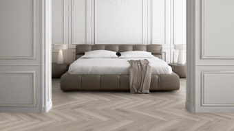 Ламинат Kronotex Herringbone 3773 Серебряный дуб