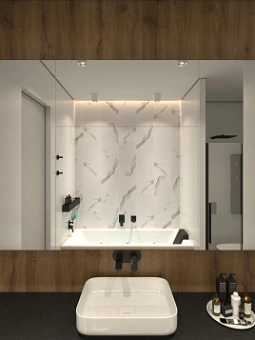 Стеновые Панели Альта Слэб Мраморная Феерия Рейнир 600х1200х2,4мм