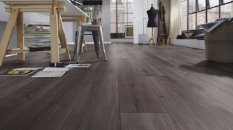 Ламинат Kronotex Exquisit D6017 Дуб Кашмир черный