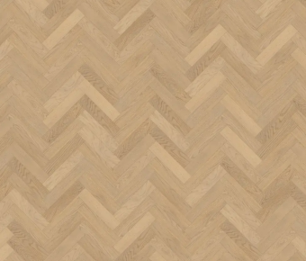 Паркет елка Crownwood Элеганс (Royal Parket) Английская елка 13 мм шип-паз Дуб Натур Пудровый лак с фаской